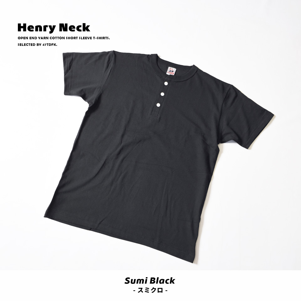 ヘンリーネックtシャツ