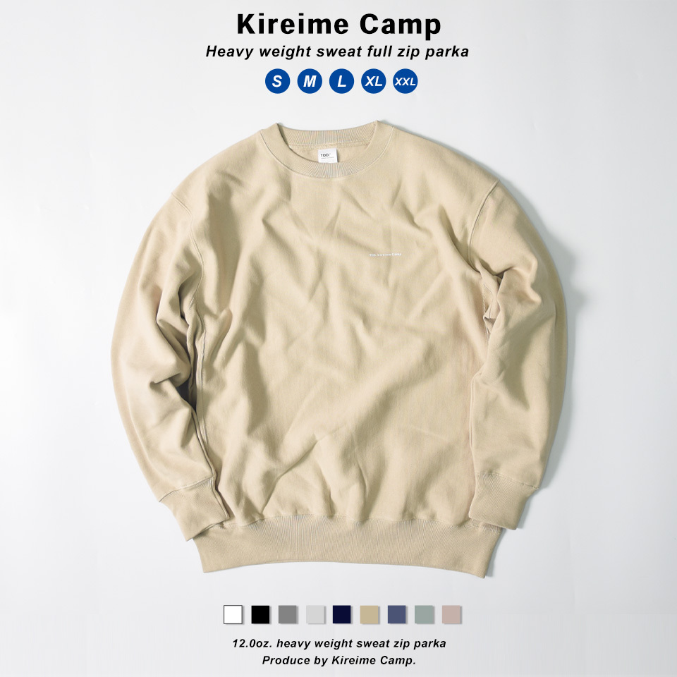 Kireime Camp アウトドア スウェット トレーナー メンズ 厚手 裏起毛