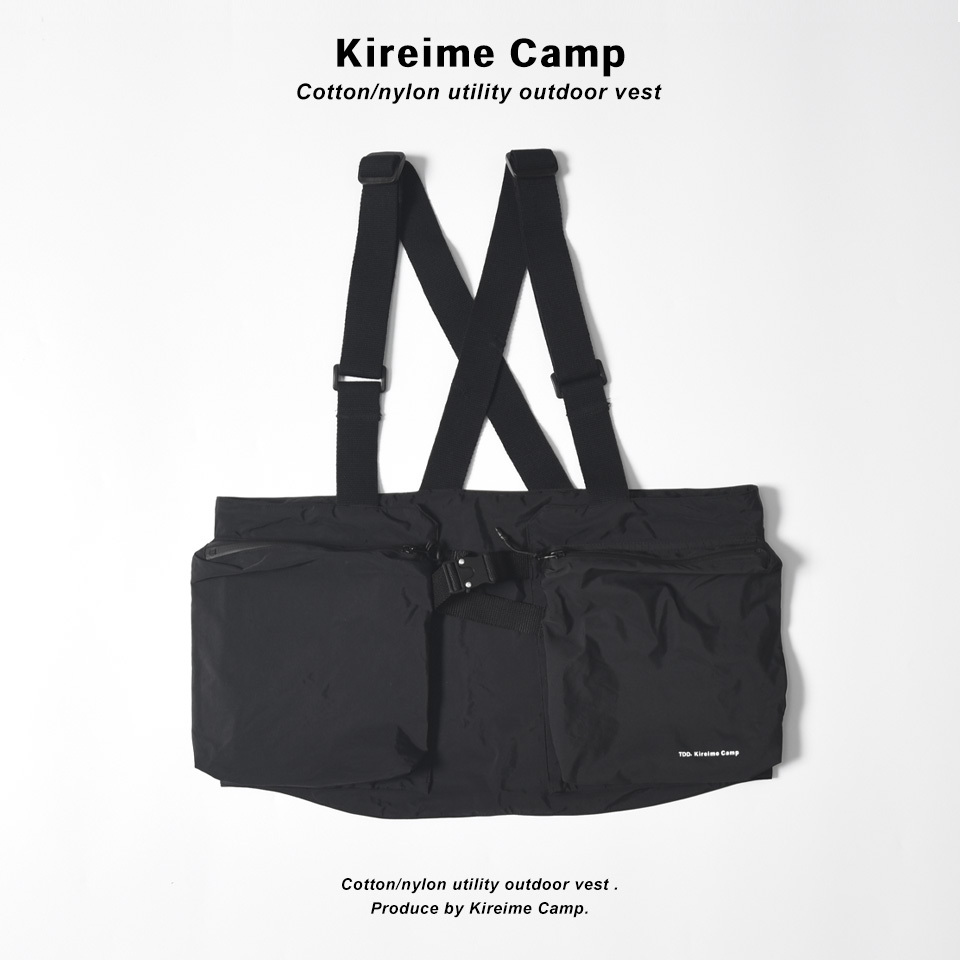 Kireime Camp アウトドア ベスト メンズ アウター フェス 撥水 機能性 釣り ベスト ...