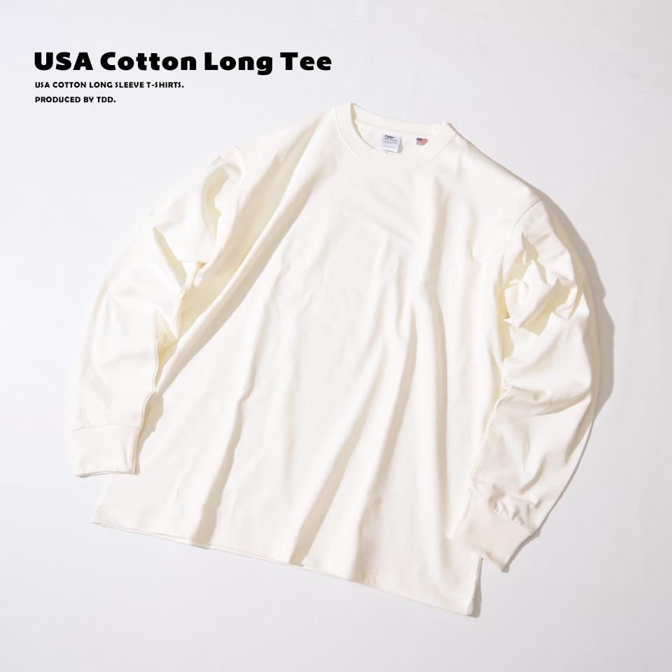 THE NEWHOUSE ロングTシャツ　カットソー　ロンT ロングtシャツ ロンt メンズ 厚手 無地 USAコットン ロング t