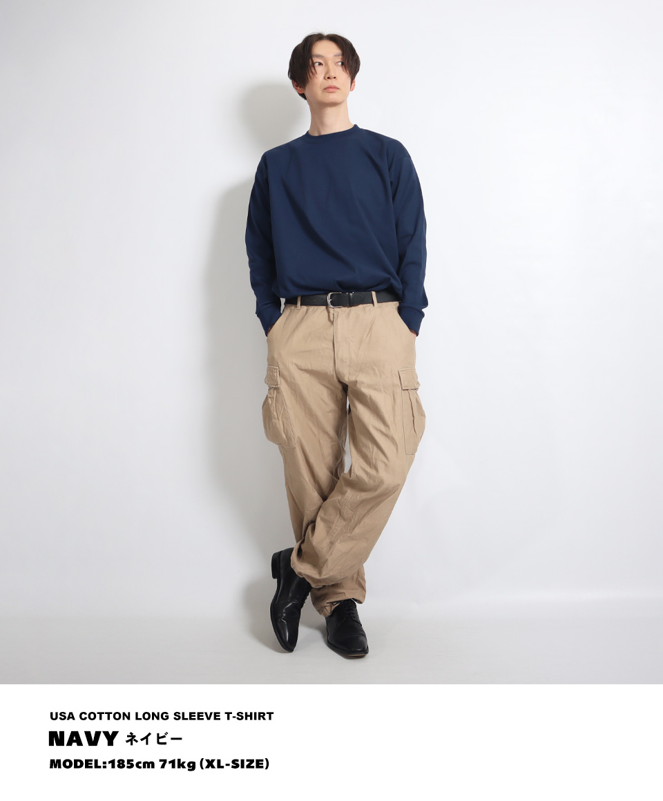USAコットンのロンT