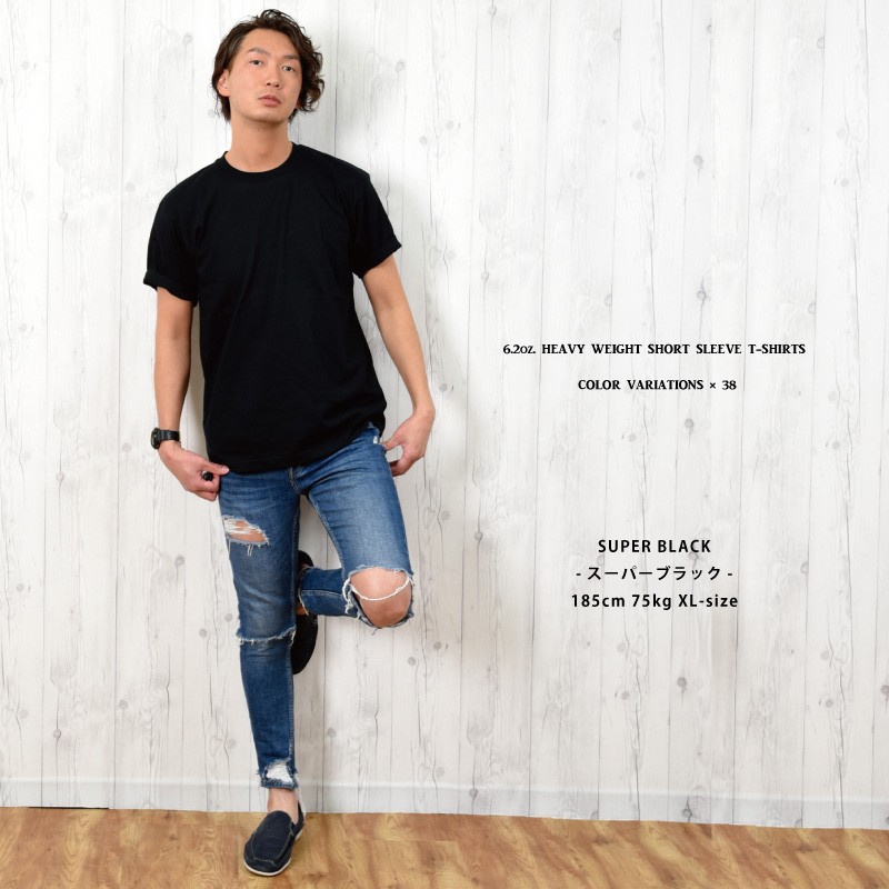 メンズ Tシャツ 無地Tシャツ オーバーサイズシャツ 半袖 a1287 CROSS & STITCH tシャツ メンズ 半袖 無地 クロススティッチ 6.2