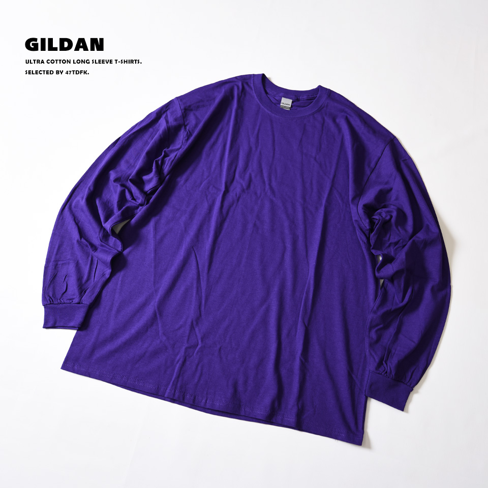 GILDAN ロングtシャツ ロンt メンズ 厚手 無地 ギルダン ロング