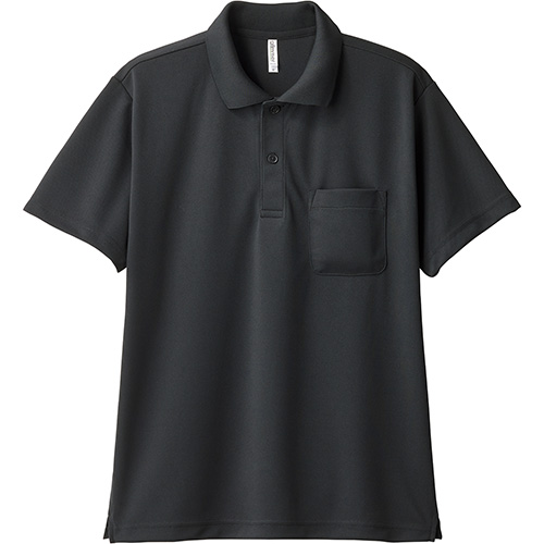 ポロシャツ レディース (ユニセックス) 大きいサイズ 胸ポケット 半袖 無地 ドライ かわいい メンズ UVカット 制服 仕事 glimmer  グリマー 00330-AVP 4.4オンス
