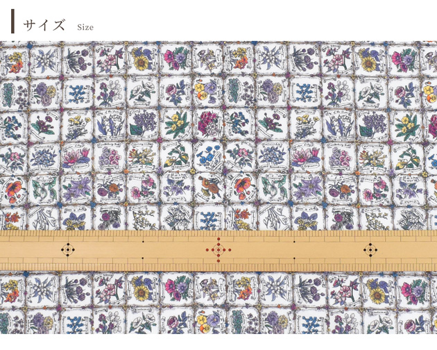 【新品＊未使用】リバティ　黒　花柄 LIBERTY. リバティプリント 生地 輸入 イタリア製 タナローン