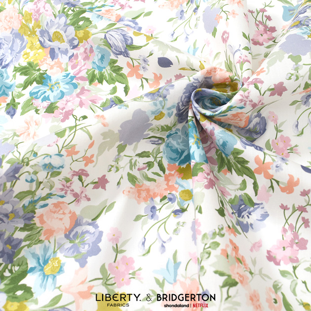 LIBERTY.（リバティ） 生地 リバティプリント イタリア製 ブーケ