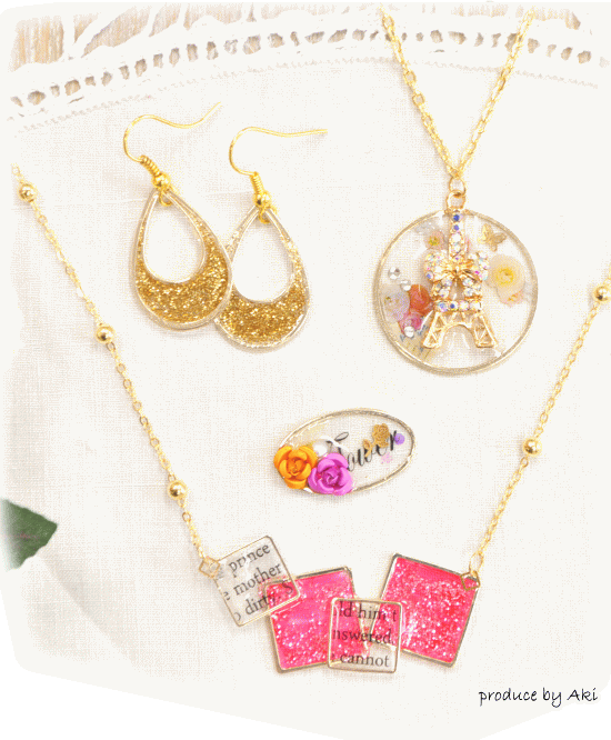 MY mama フレームパーツ・楕円大 縦約24mm ゴールド10個