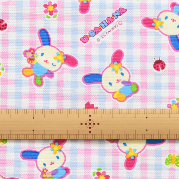 KIYOHARA 生地 布 布地 キャラクター サンリオキャラクターズ ウサハナ