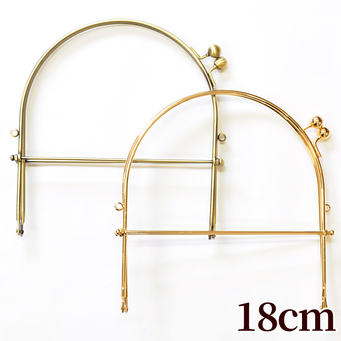 ベンリー口金 18cm 《 180mm ハンドメイド 手芸 手作り がま口 ベンリー バッグ 持ち手 金具 アンティークゴールド ゴールド 》  :987618:手作り工房 MYmamaヤフー店 - 通販 - Yahoo!ショッピング