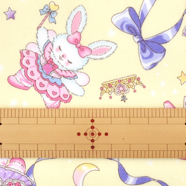 生地 布 布地 オックス バレリーナ バニー ゆめかわ 可愛い うさぎ