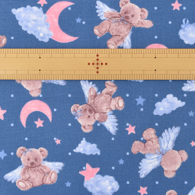 生地 クラシカルモダン エンジェル ベア オックス □ かわいい くま