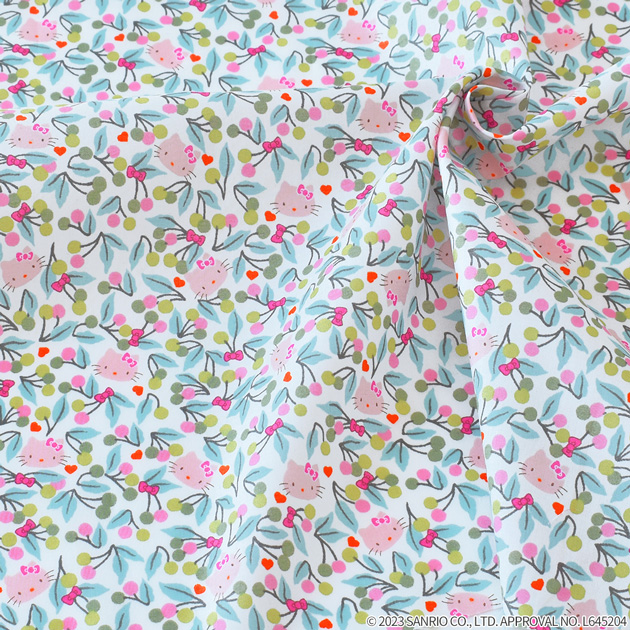 激レア！希少！サンリオ　チェリーナチェリーネ　生地　キルティング　レトロ チェリーナチェリーネ 生地 布 サンリオ 平成レトロ レア 2009 - メルカリ