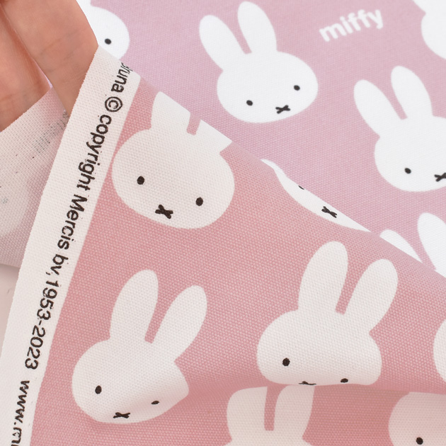 生地 オックス 可愛い キャラクター ミッフィー フェイス □ miffy