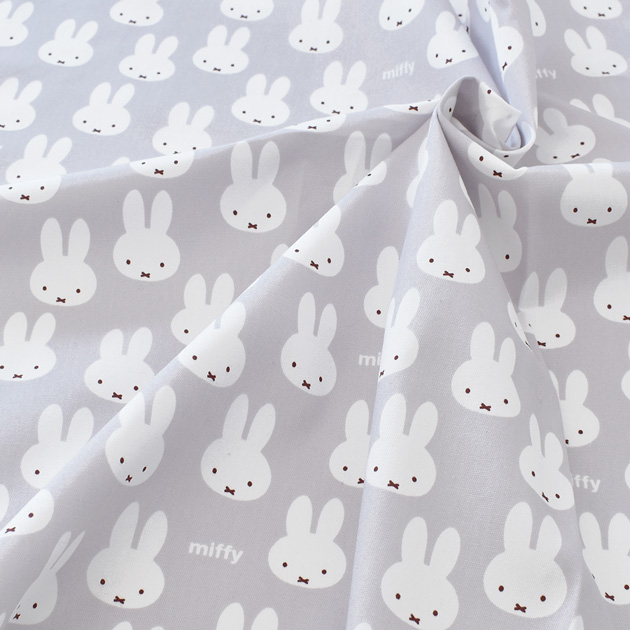 生地 オックス 可愛い キャラクター ミッフィー フェイス □ miffy