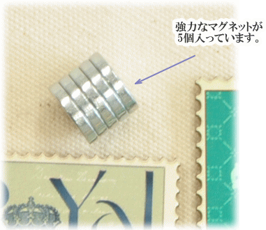 強力マグネット付 ヨーロピアン ウッドクリップ 5個作れるキット