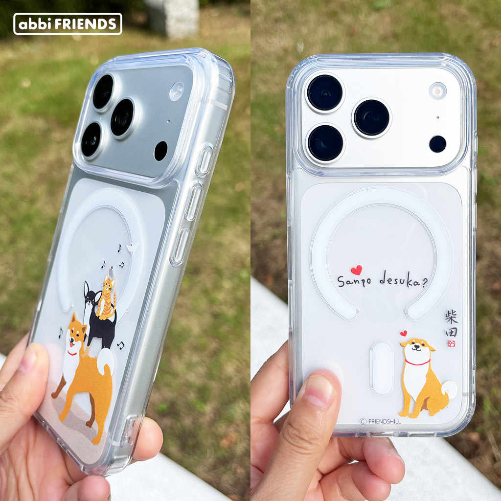 [ iPhone 17 / iPhone Air / 17 Pro / 17 Pro Max 用] しばたさん MagSafe対応 クリアケース for iPhone 17 / 16 / 15 / 14 シリーズ 公式ライセンス品 |  | 02