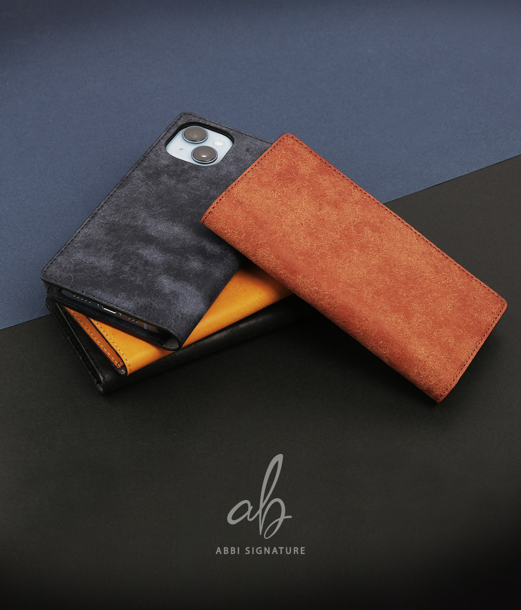 [ iPhone17/iPhoneAir/17Pro/17ProMax 用] ABBI SIGNATURE MARGOTイタリアンレザー 本革 日本製 手帳型 MagSafe対応 ダイアリーケース for iPhone16/15シリーズ |  | 18