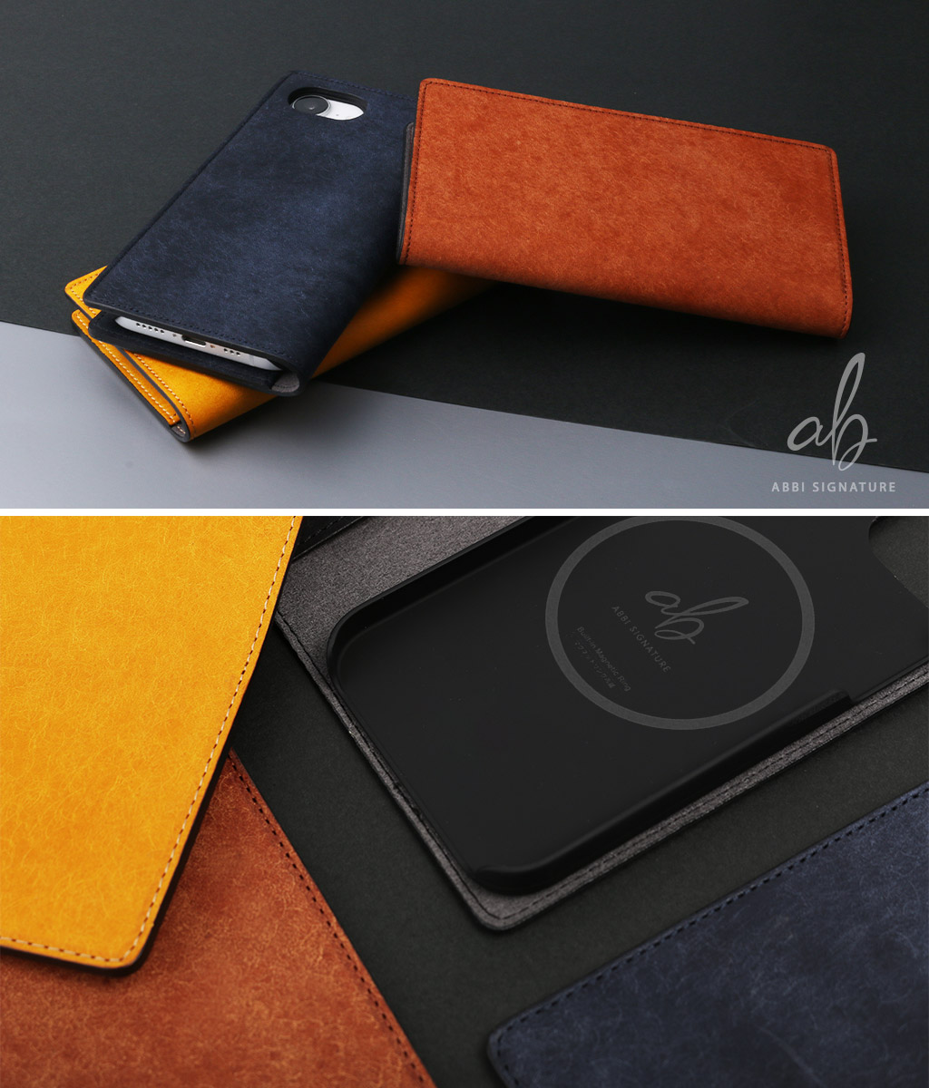 iPhone 16e ケース カバー 手帳型 本革 日本製 ABBI SIGNATURE MARGOT イタリアンレザー MagSafe対応 ダイアリーケース カード収納 手帳型ケース 高級 |  | 01