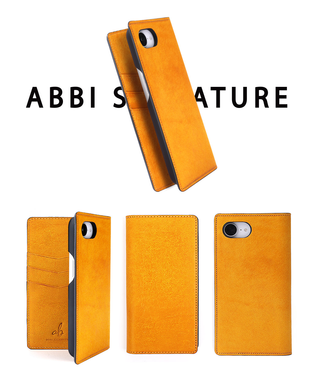 iPhone 16e ケース カバー 手帳型 本革 日本製 ABBI SIGNATURE MARGOT イタリアンレザー MagSafe対応 ダイアリーケース カード収納 手帳型ケース 高級 |  | 06