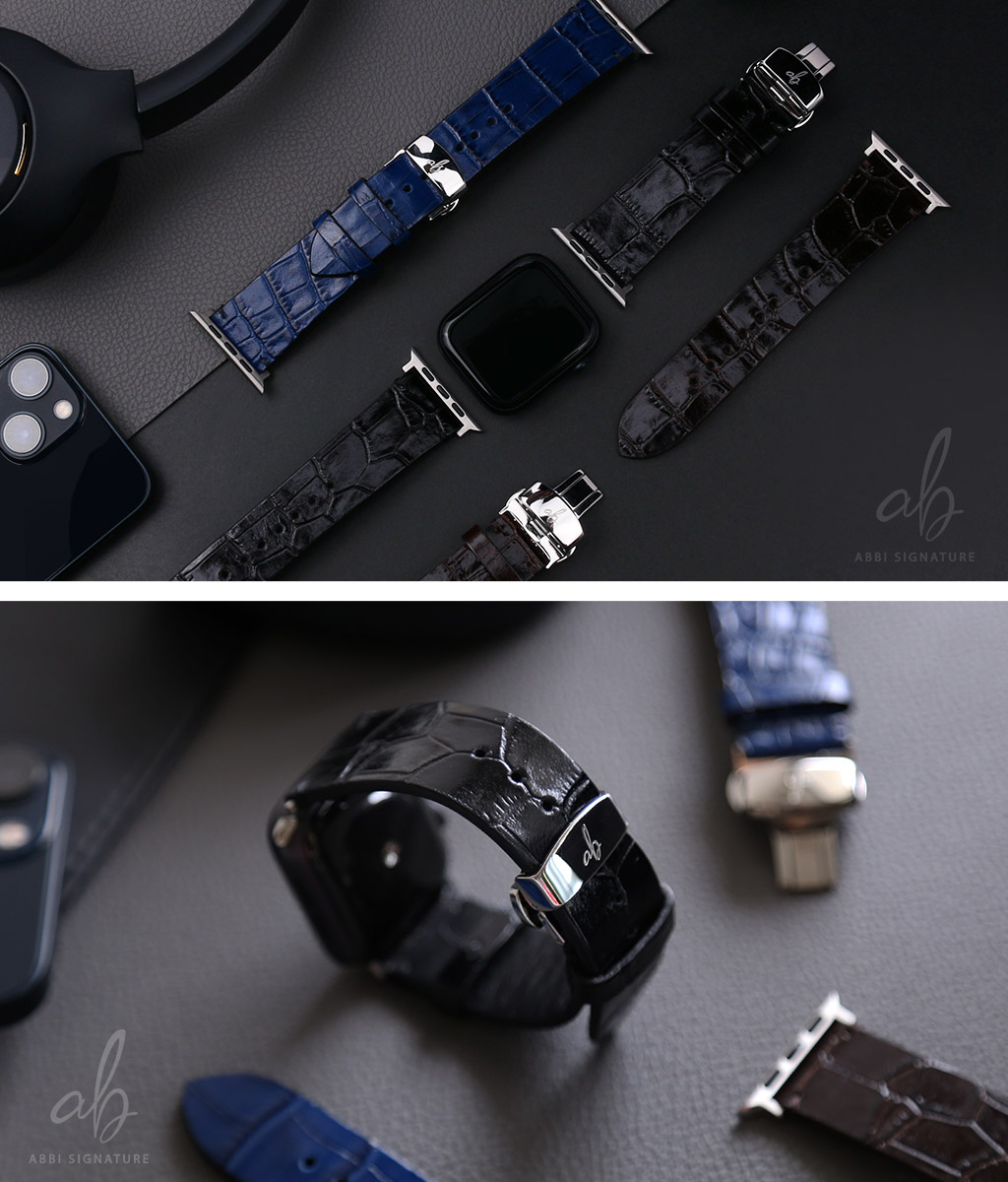 ABBI SIGNATURE アップルウォッチバンド LIPARI イタリアンレザーバンド 本革 日本製 ハンドメイド ベジタブル Apple Watch 49mm, 45-38mm｜mycaseshop｜13