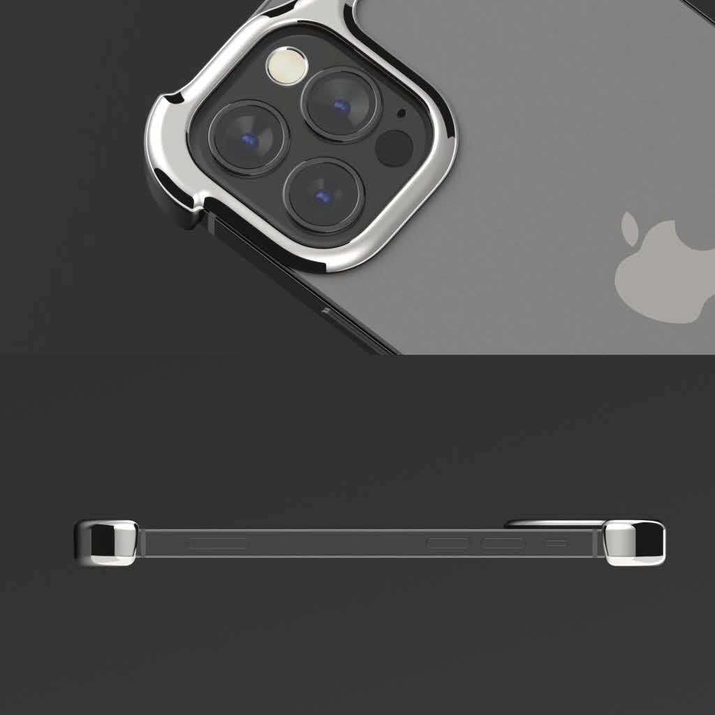 Arc Pulse iPhone 14 Pro ケース iPhone 14 Pro Max アルミバンパー iPhone 13 Pro | アークパルス アルミ・シルバー｜mycaseshop｜03