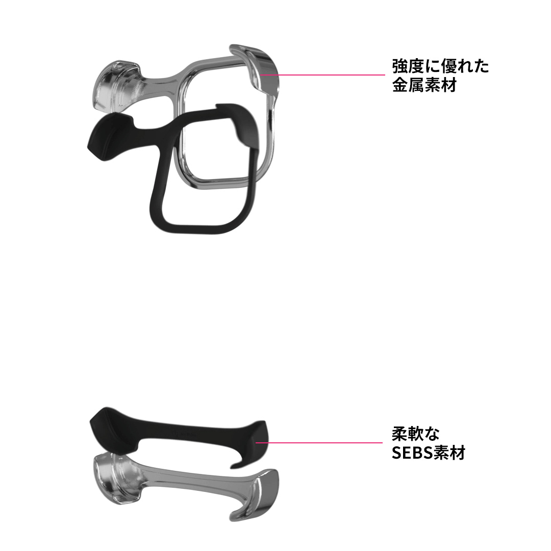 [ iPhone 16 Pro / 16 Pro Max 用] アルミ・ミラーゴールド バンパー ケース | アークパルス |  | 04