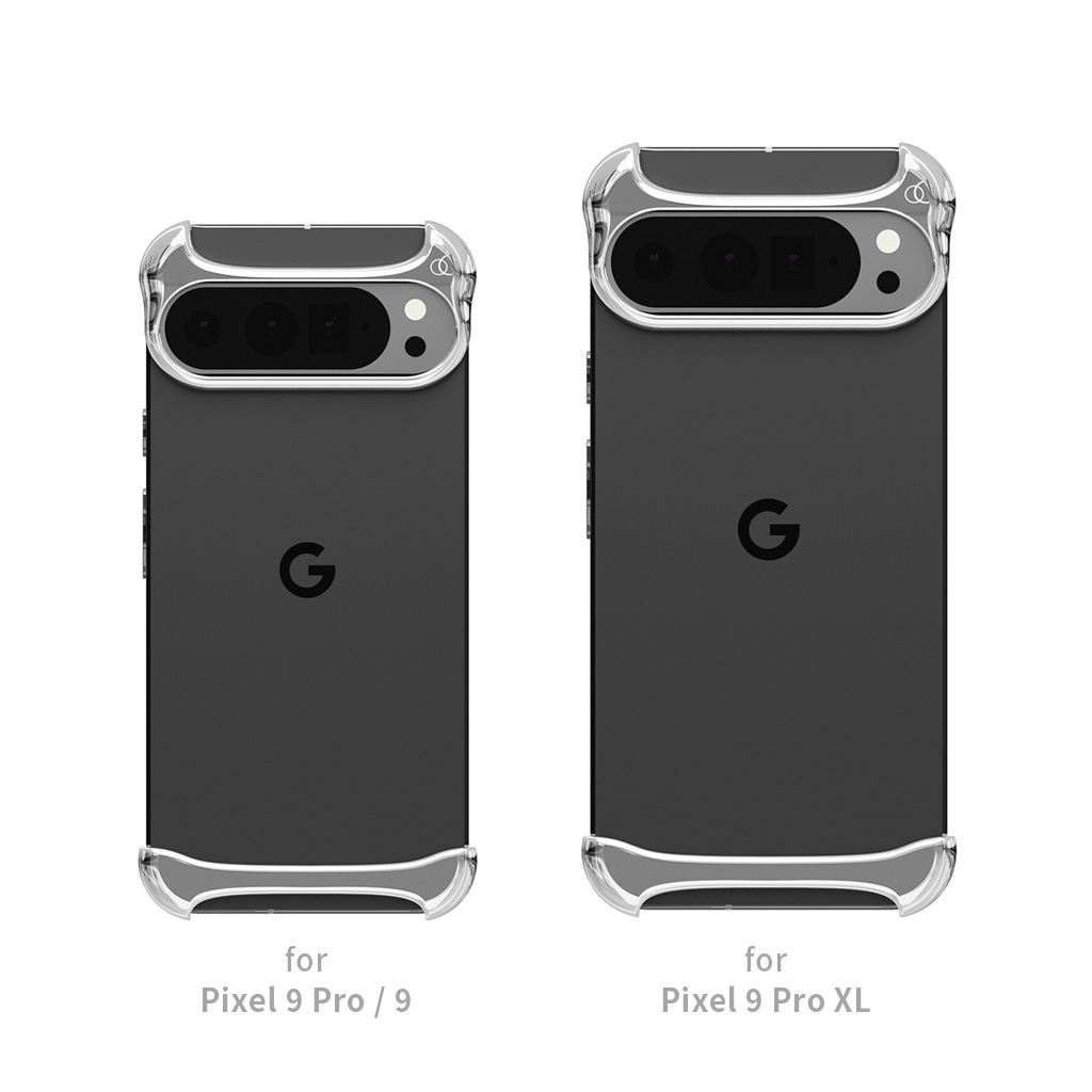 Google Pixel 9 Pro / XL 用 ] アルミ・ミラーシルバー バンパー