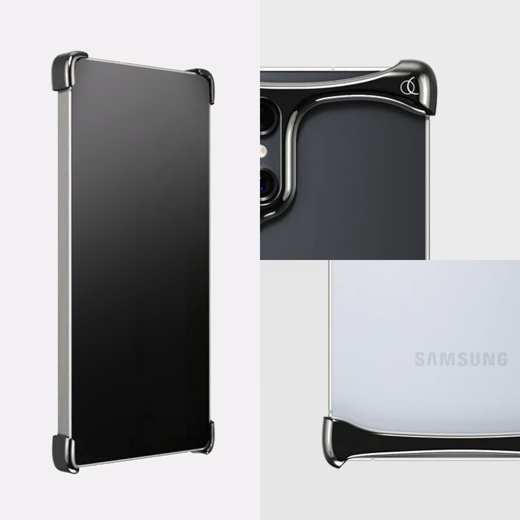【Arc Pulse公式】 Galaxy S25 Ultra バンパー ケース アルミ・グラファイト Arc Pulse 背面 アルミバンパー カバー |  | 03