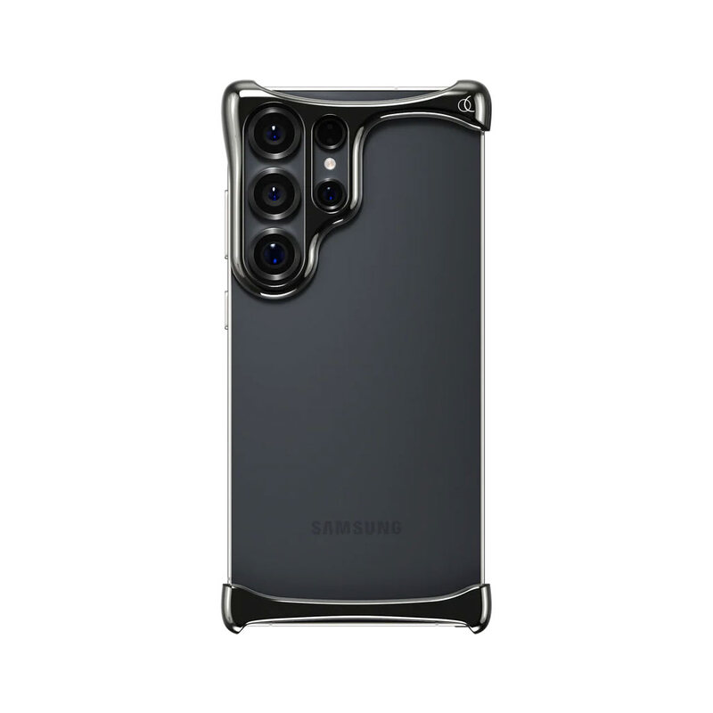 【Arc Pulse公式】 Galaxy S25 Ultra バンパー ケース アルミ・グラファイト Arc Pulse 背面 アルミバンパー カバー | 