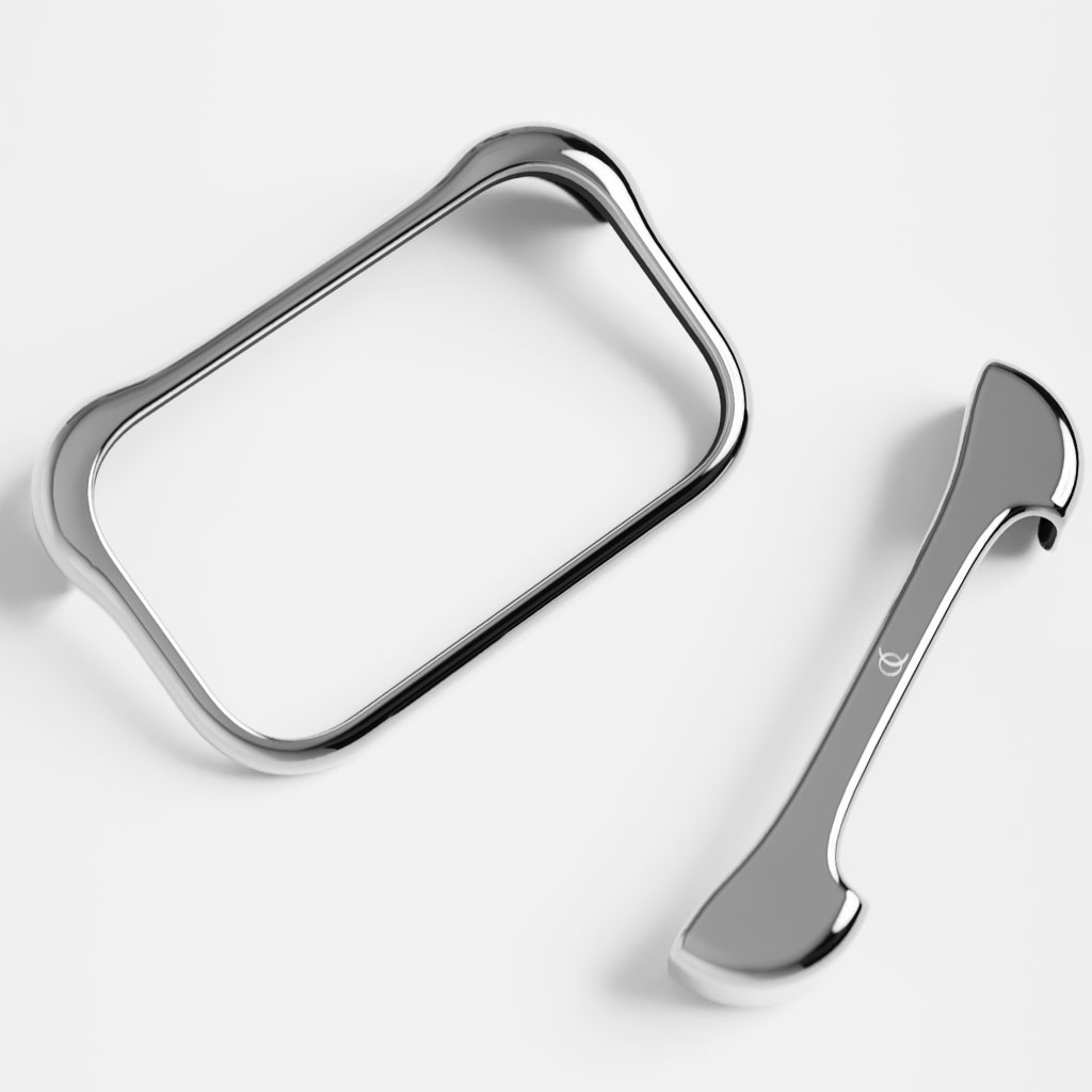 iPhone Air / 17 Pro Max ケース アルミ バンパー アルミ・ミラー