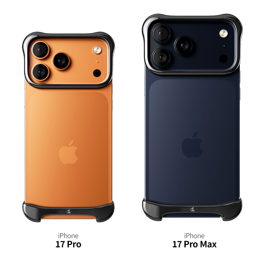 iPhone 17 Pro / Max ケース アルミ バンパー アルミ・グラファイト