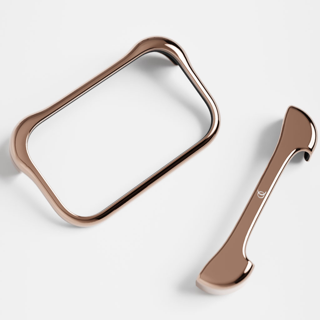 iPhone 17 Pro / 17 Pro Max ケース アルミ バンパー アルミ・ローズブロンズ A7075 | Arc Puls アークパルス |  | 10