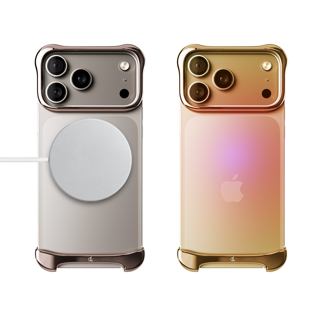 iPhone 17 Pro / 17 Pro Max ケース アルミ バンパー アルミ・ローズブロンズ A7075 | Arc Puls アークパルス |  | 06