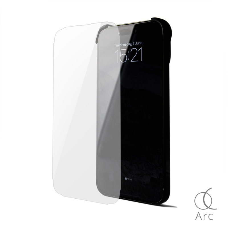 アイフォン専用 フィルム Arc Shield for iPhone 14 Pro ガラス 保護フィルム  [ 強化ガラス　高耐久 衝撃吸収 耐衝撃 ] アークパルス｜mycaseshop