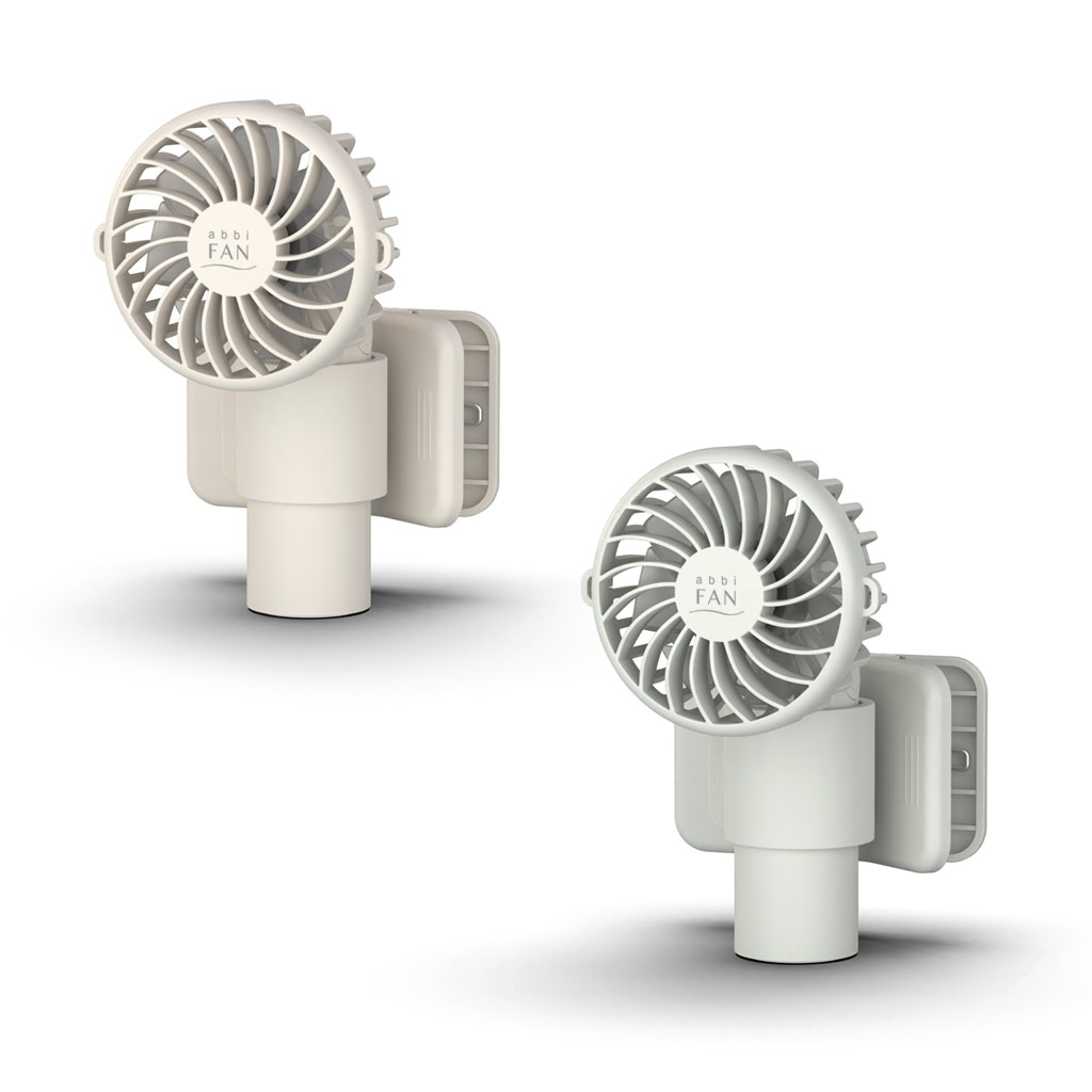 ハンディファン 4Way 日傘対応 クリップファン abbiFan CLIP 180°回転 ハンズフリ ネックストラップ付き 傘につける |  | 09