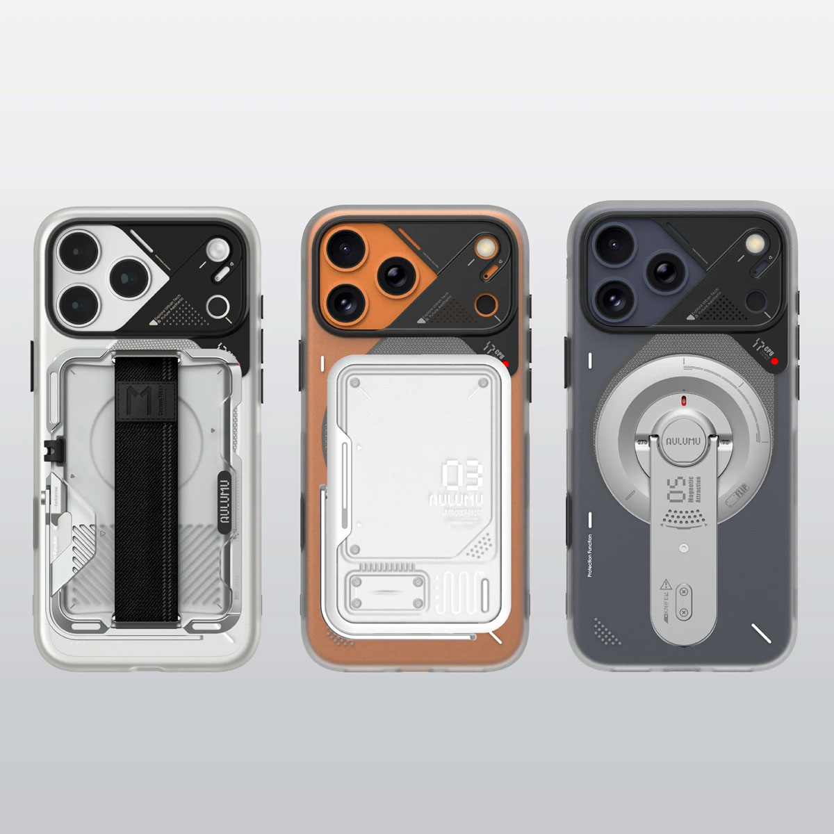 AULUMU A17 フロスト MagSafe対応ケース for iPhone 17 Pro / Max pro