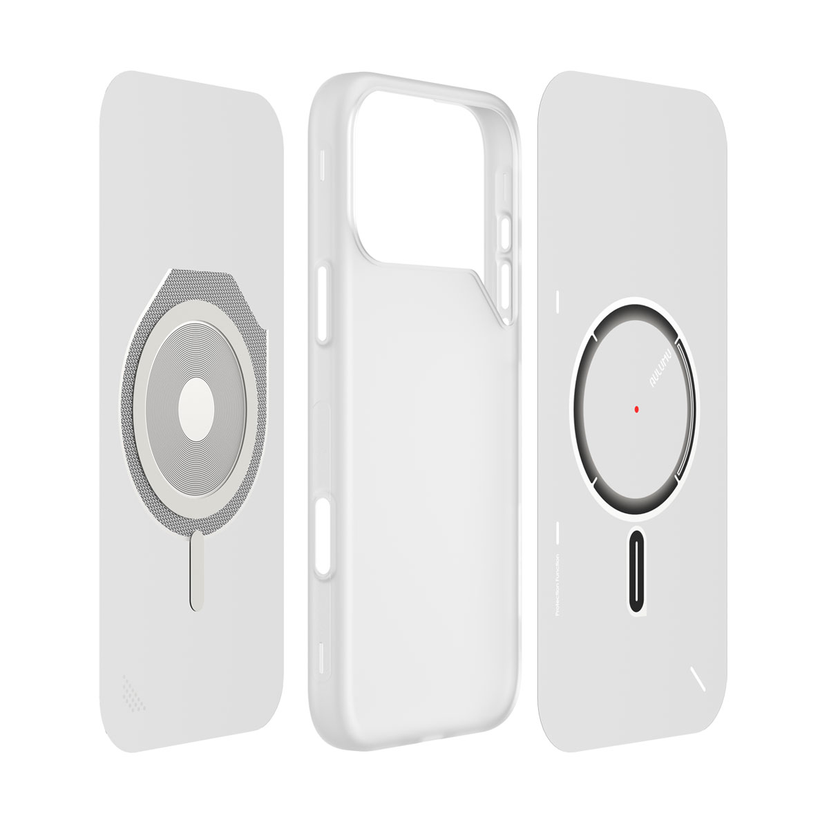 AULUMU A17 フロスト MagSafe対応ケース for iPhone 17 Pro / Max pro