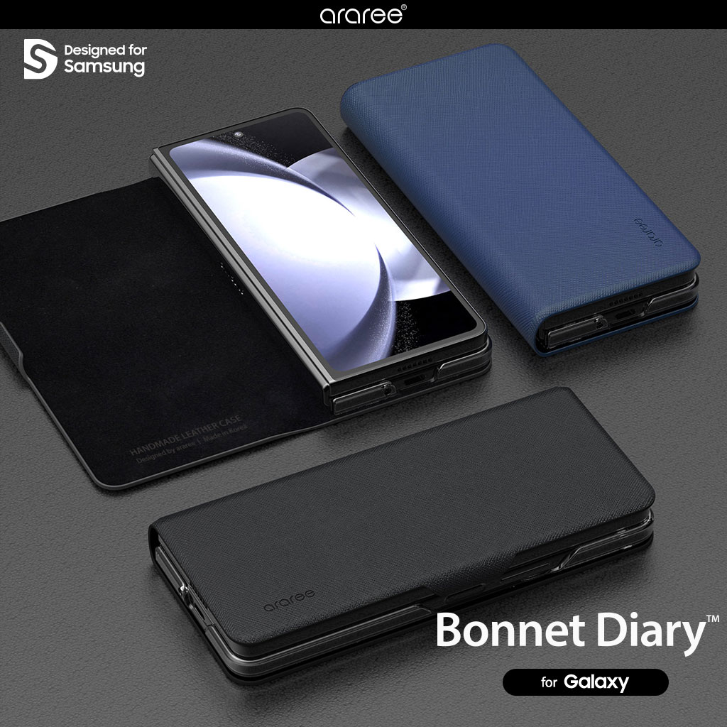 Galaxy Z Fold 5 ケース ギャラクシーz 全面保護 手帳型 Bonnet