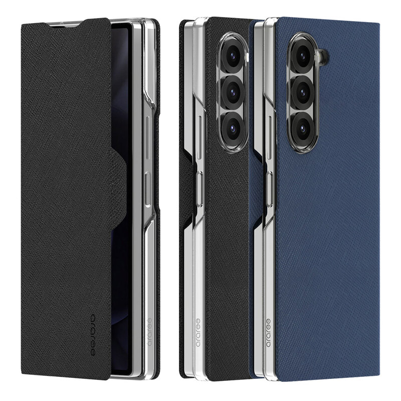 araree Galaxy Z Fold6 �蒠�^ �P�[�X Bonnet Diary [SAMSUNG�̌����F�ؕi]