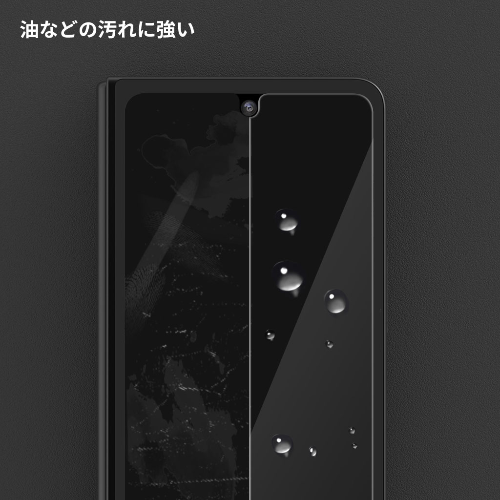 araree CORE フロントディスプレイ用 強化ガラスフィルム（2枚入り）for Galaxy Z Fold 5 ギャラクシー フォールド Zシリーズ |  | 05