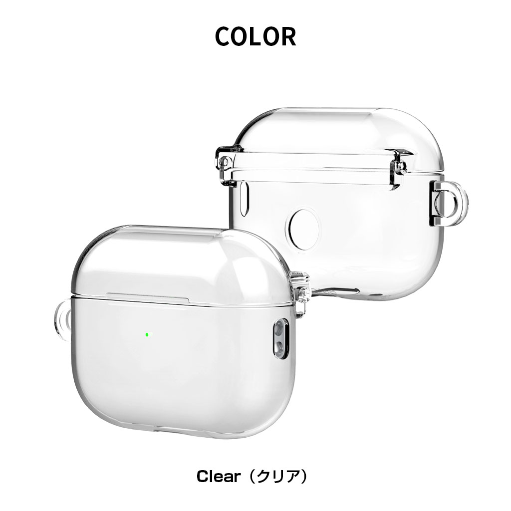 araree AirPods Pro 2 ハードクリアケース Nu:kin 透明 [ for