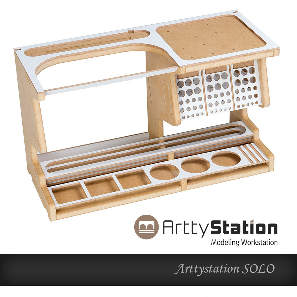 プラモデル 作業台 組立式 棚 工作台 Arttystation Solo （ソロ