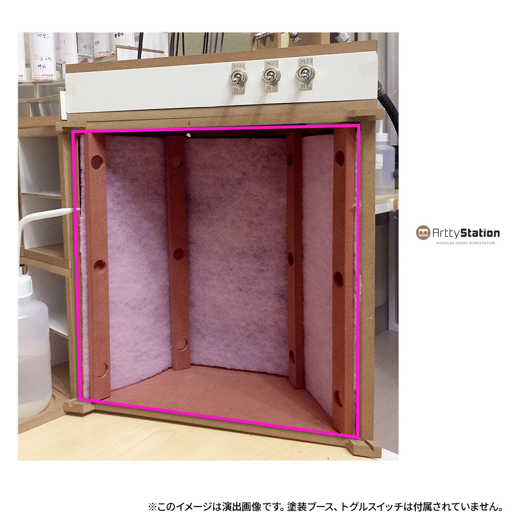 【送料無料・匿名配送】塗装ブース OKADEN BOOTH STANDARD 互換屋 塗装ブース 互換ブース マイクロ V3