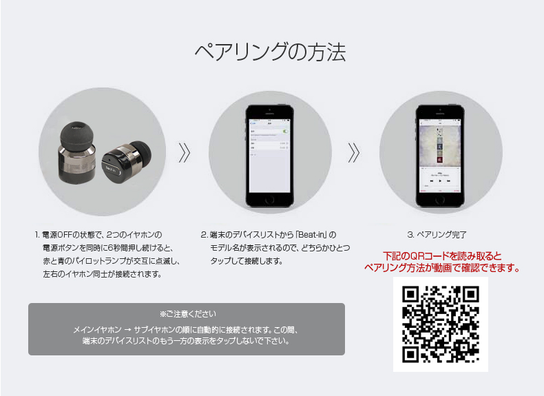 【半額セール】ブルートゥース イヤホン 完全ワイヤレスイヤホン Beat-in Power Bank Black Edition Bluetooth 左右独立 完全独立 |  | 10