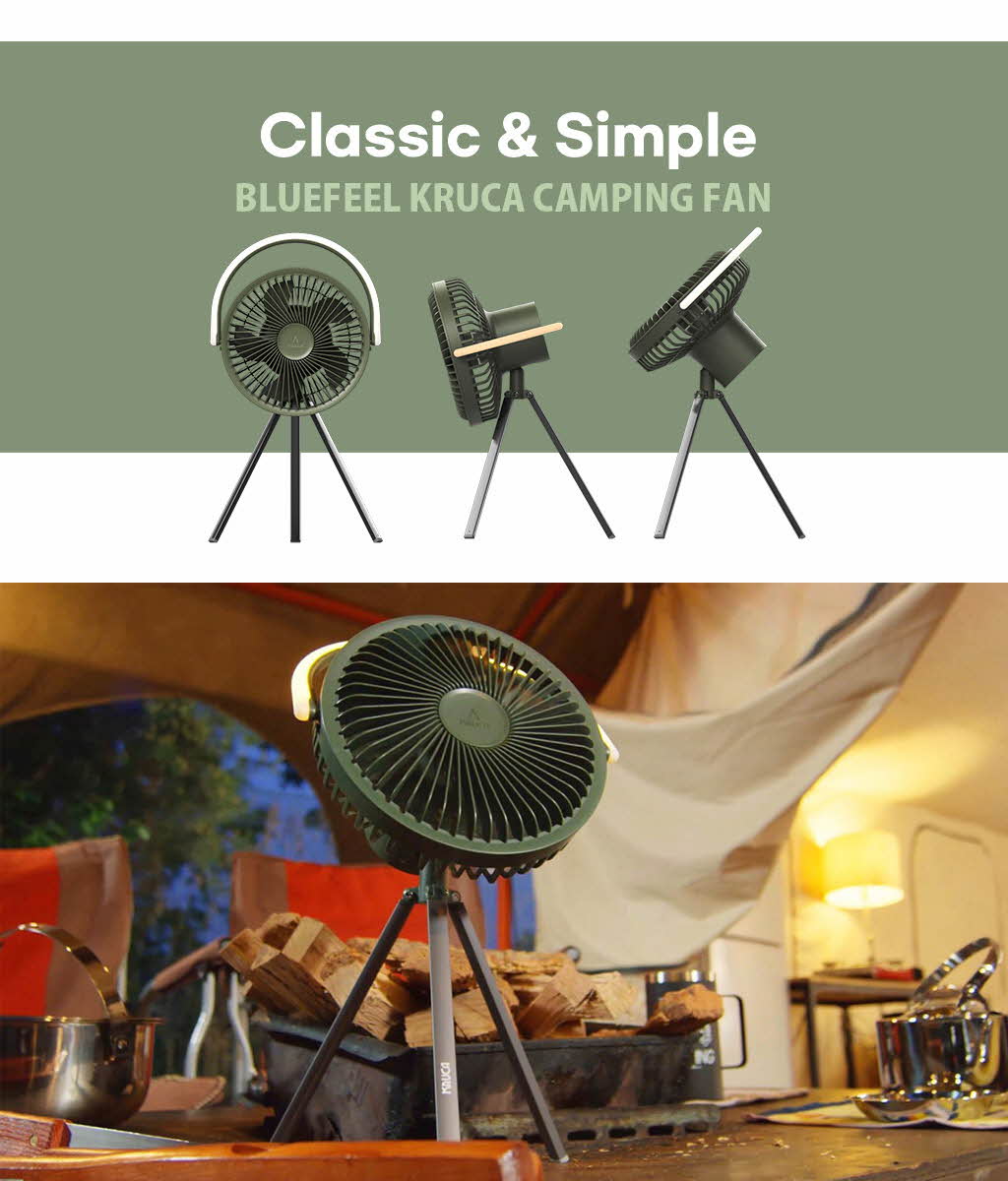 KRUCA 多機能 キャンピングファン [虫よけ超音波 最大42時間 置く・持つ・吊るす・照らす] |  | 18