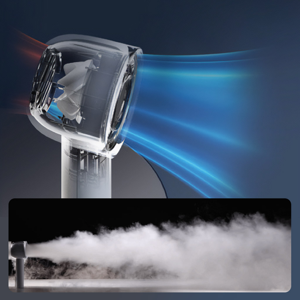 ハンディファン ミニヘッド Z Fan 携帯扇風機[最大16m/s 最大16時間