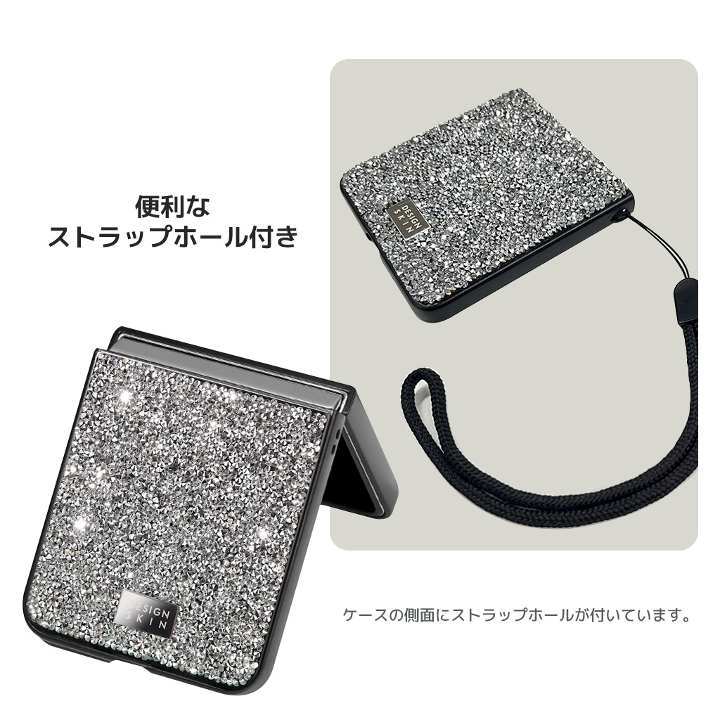 Galaxy Z Flip7 ケース カバー] プレミアムクリスタルケース（premium