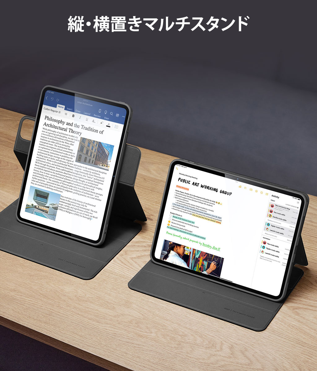 [iPad Pro 11インチ (M4) / iPad Air 11インチ(M2) 用] REBOUND 360 ハイブリッド 2WAYカバー ＜予約＞｜mycaseshop｜06