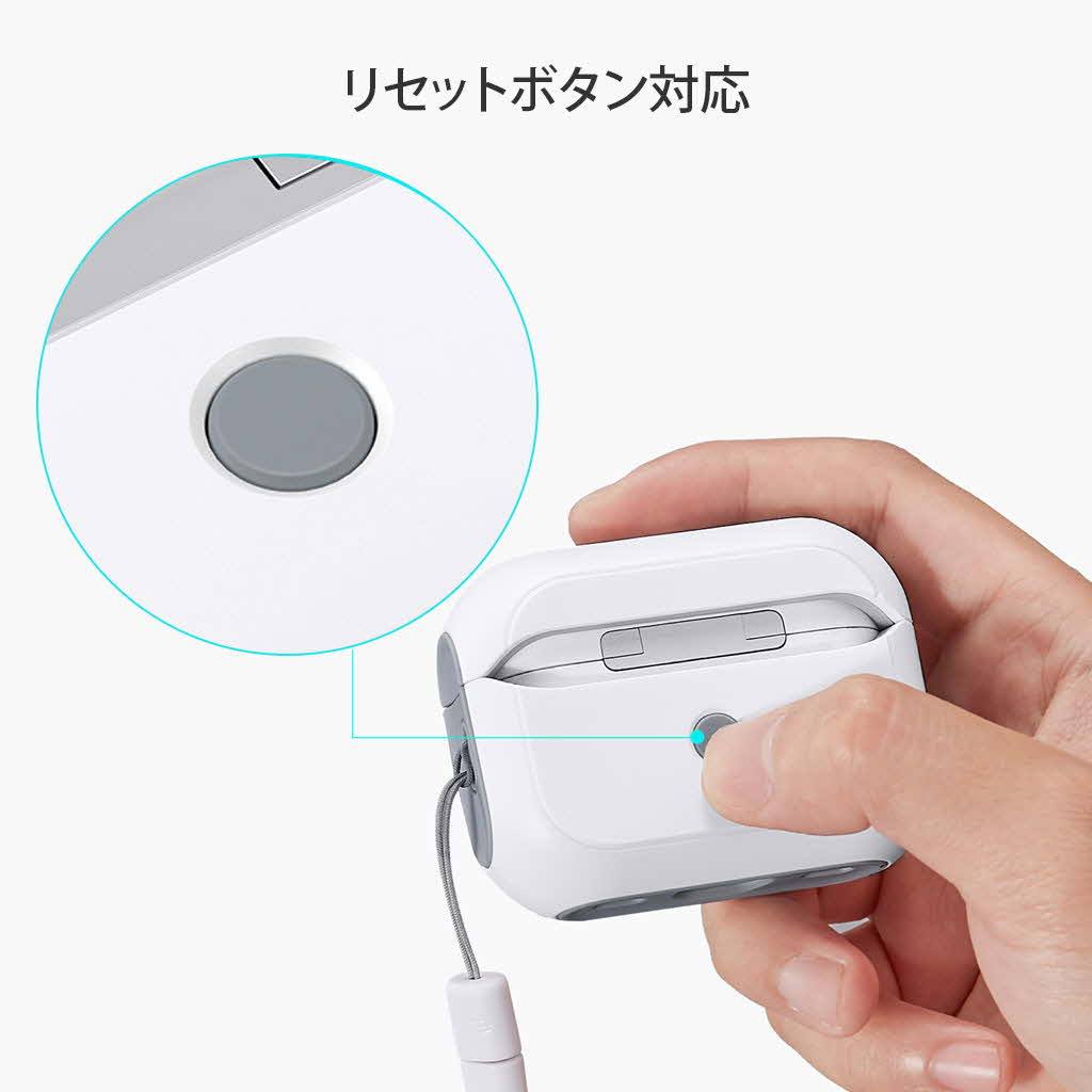 AirPods Pro 2 ハードケース MagSafe充電対応ハイブリッドケース
