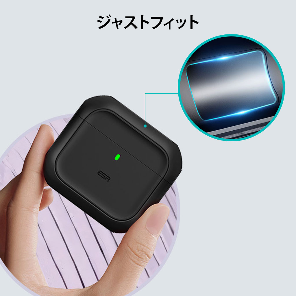ESR AirPods4ケース ORBIT MagSafe対応 ハイブリッドケース
